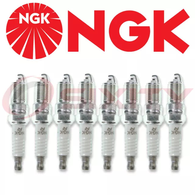 (Set Of 8) Ngk 3951/Tr55 V-Power Premium Copper Spark Plugs