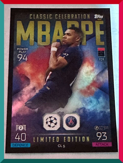 Carte collezionabili extra 22/23 Topps Match Attax - 100 mazze - edizione limitata