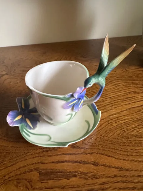 Franz porcelain cup and saucer