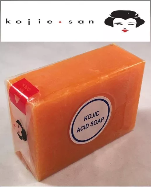 100 % authentische Kojie San Kojic Säure Hautaufhellung Seife 135g UK VERKÄUFER