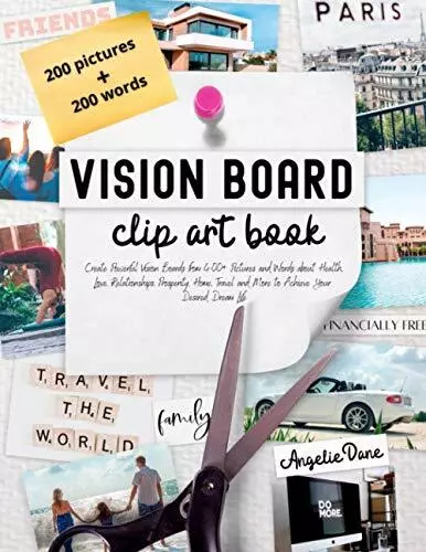 VISION BOARD CLIP Art Book Create Powerful Vision Boards from 400+ Pictures  a £25.70 - PicClick UK