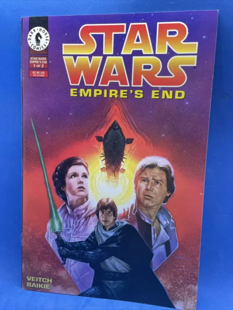 Star Wars Empires End #1 1995 VF+ 1st Print Dark Horse Luke Skywalker Comic