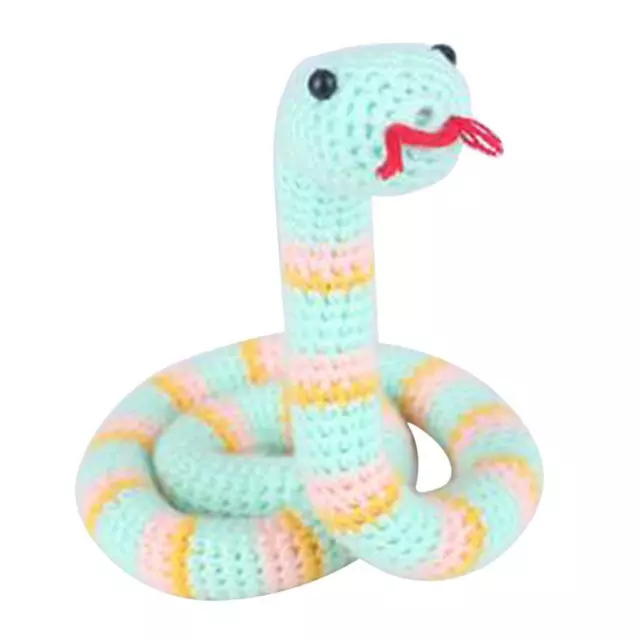 Cartoon Snake Crochet Doll Kit for Adults Learn to Knitting Stuffed Toy