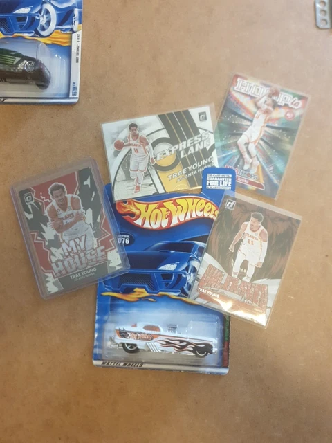 My House Unleashed Donruss- - Trae Young - Atlanta -+ 2000s Hot Wheels White