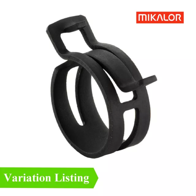 Mikalor W1 Heavy Duty Spring Band Clip Radiator Pipe Air Oil Fuel DIN 3021