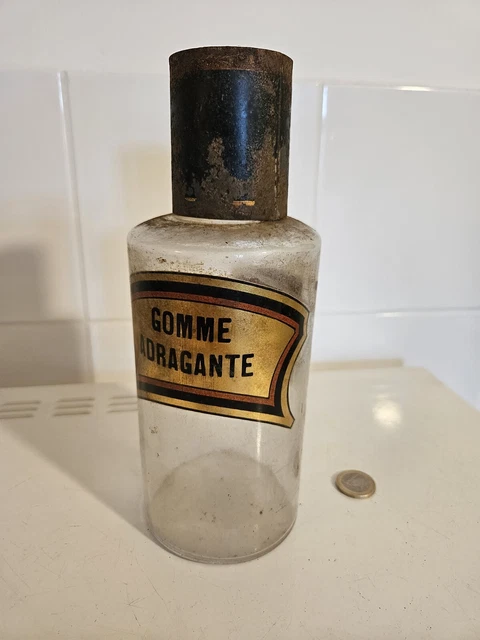 Lot De 4 Mortiers Anciens En Verre Soufflé - Pharmacie, Apothicaire, Herboriste - Début XXème