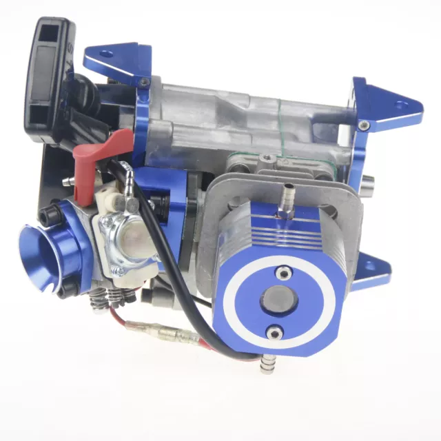 29CC 2-Stroke 4 Bolt Engine Blue For 1/5 RCMK ZENOAH Marine Gas Engine RC Boat