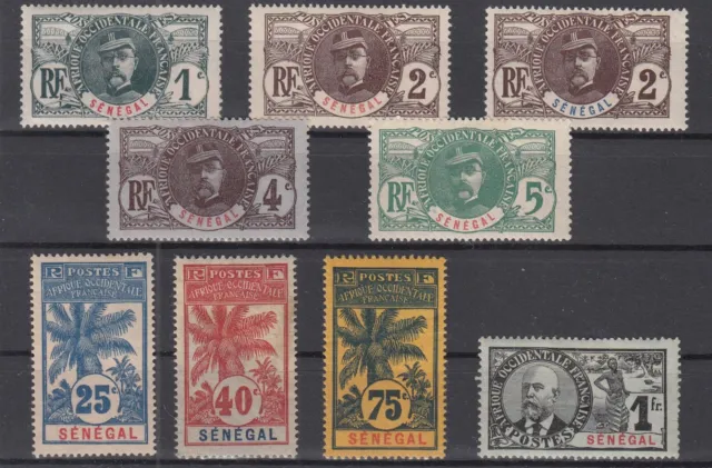 Kr18601/ French Senegal – 1906 Mint Mh Semi Modern Selection