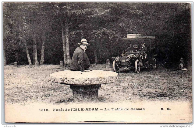 95 L'ISLE ADAM - la table de cassan (automobile)