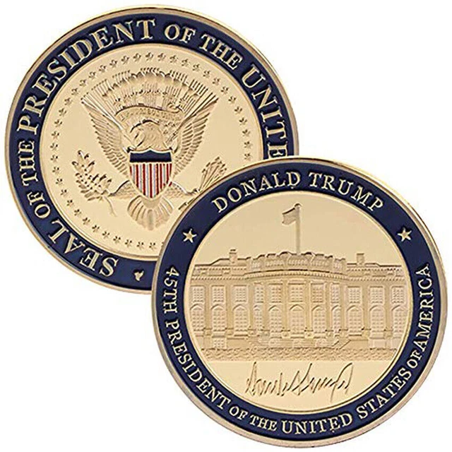 Donald Trump Commemorative Coin Inauguration White House Collectibles Challenge