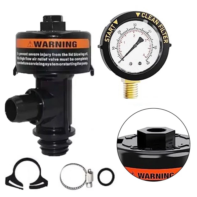 PREMIUM QUALITY AIR Relief Valve for Pool Spa Filter with Pressure