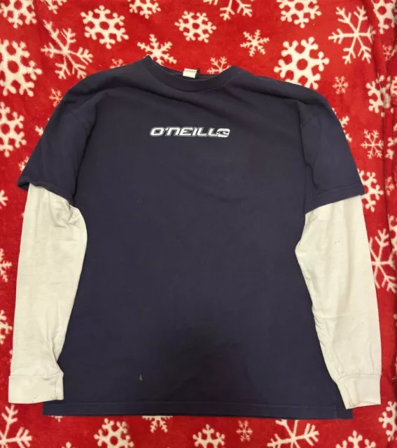 VINTAGE O’NEILL T-SHIRT Adult Size Extra Large Long Sleeve 90s Y2K $17. ...