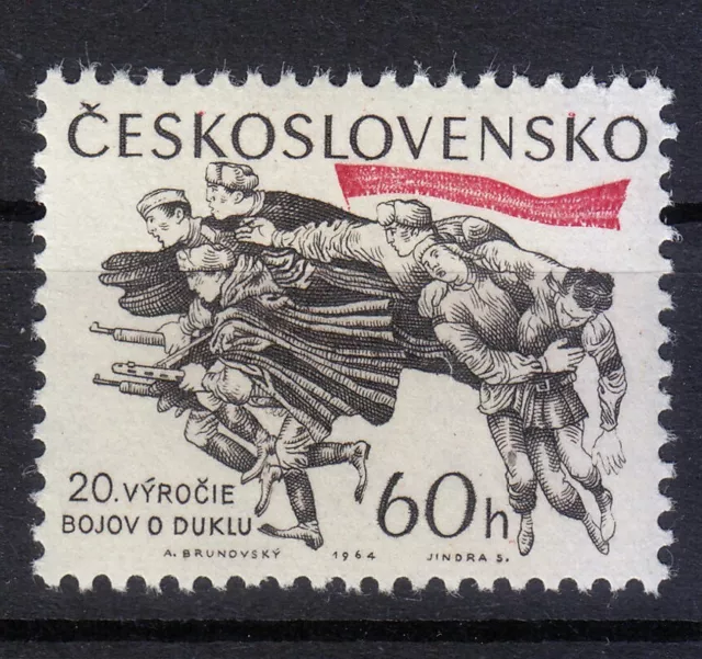 Czechoslovakia 1964 Mi 1485 The Slovak National Uprising during World War II **