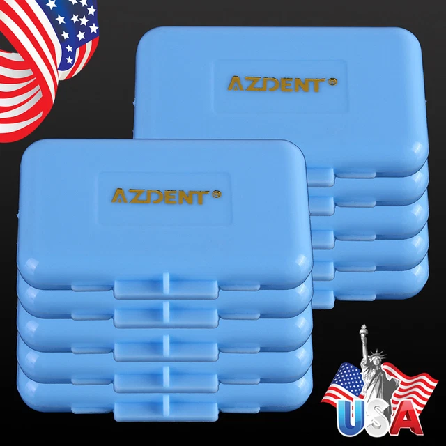 50Boxes AZDENT Dental Orthodontics Wax Blue-Mint Scent For Braces Gum Irritation
