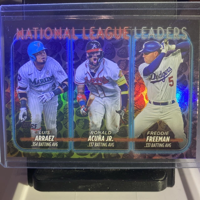 2024 TOPPS SERIES 1 206 Batting Avg Leaders Easter Eggs National