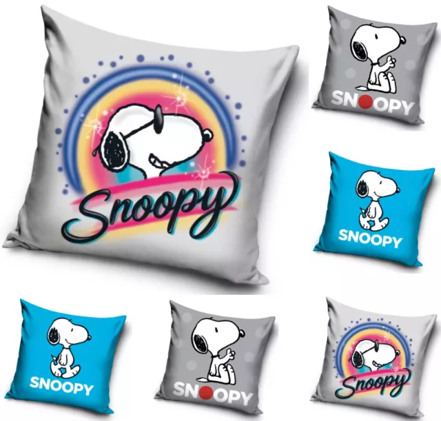 Snoopy Peanuts Perro Funda de Cojín Almohada 40x40 CM