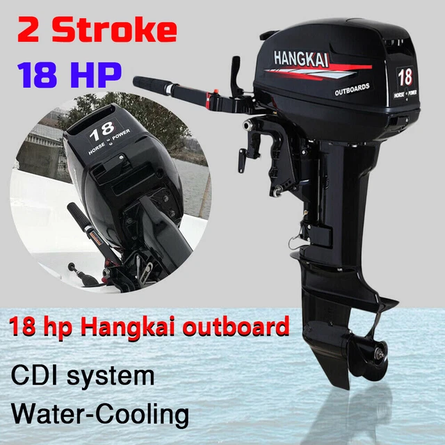 2 Stroke 18 HP Outboard Motor Engine Fishing Boat CDI Water Cooling 2 Cylinder