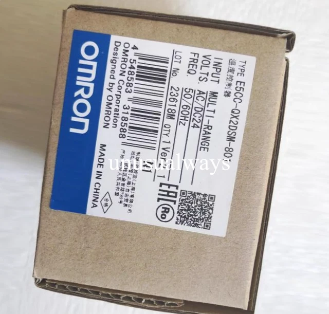 One New Omron E5CC-QX2DSM-801 temperature controller