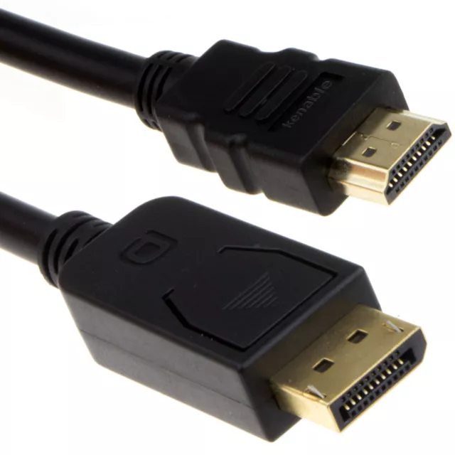 Prise DisplayPort 5 m vers prise HDMI mâle écran/moniteur/câble TV