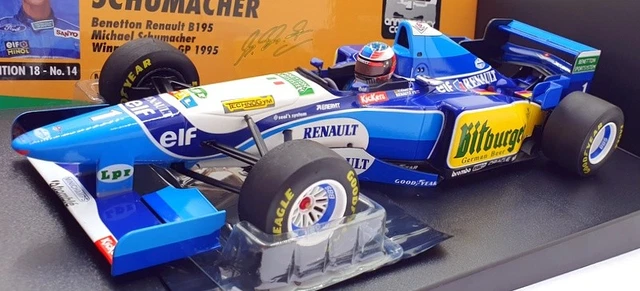 Minichamps 1/18 – Benetton Renault Sport Showcar 2001 – Fisichella – État Neuf (modèle) – Occasion (boîte)