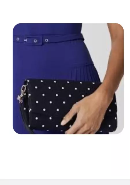Hobbs navy clutch bag hot sale