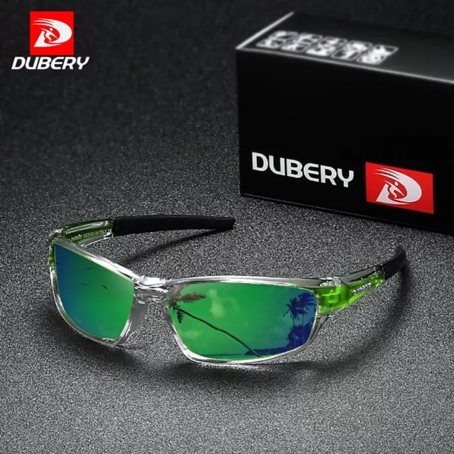 DUBERY Herren Sport Polarisierte Sonnenbrille Outdoor Angeln Fahren Brille UV400