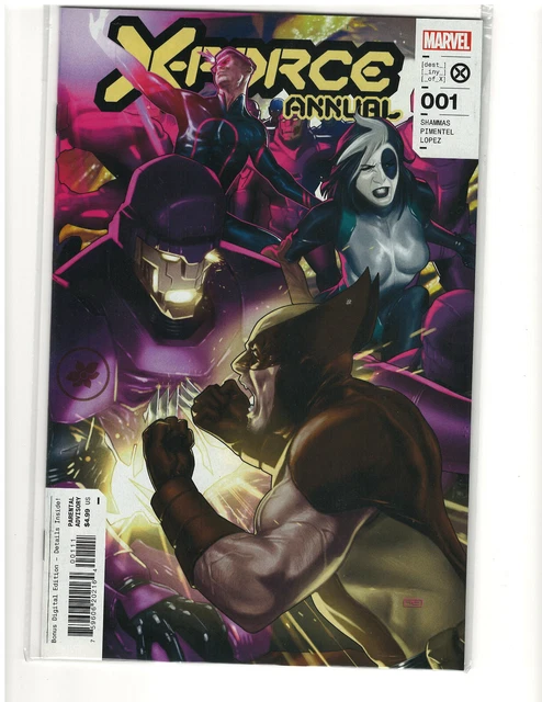 X-Force (Volume 6) Annual #1 Wolverine Jean Grey Beast Domino Colossus 9.6