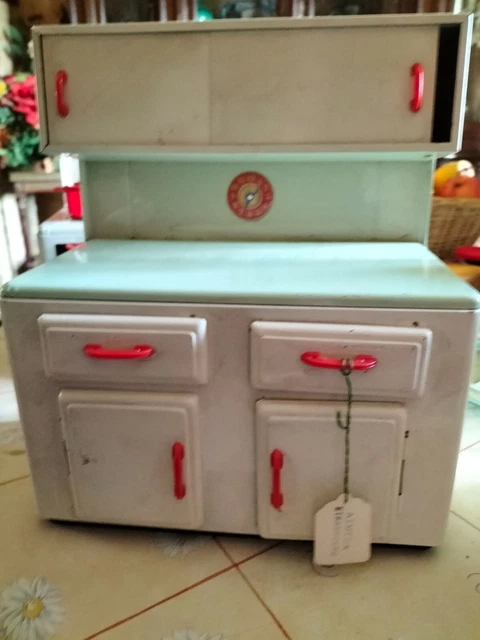 Jouet Ancien Vintage - Cuisiniere Fourneau Dinette Enfants