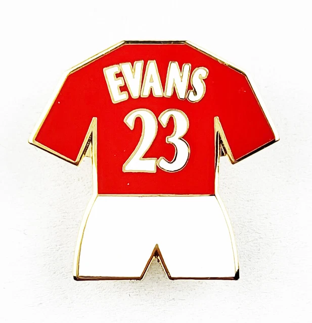 Manchester United Football Club EnamelPin Badge Jonny Evans Player Home Kit