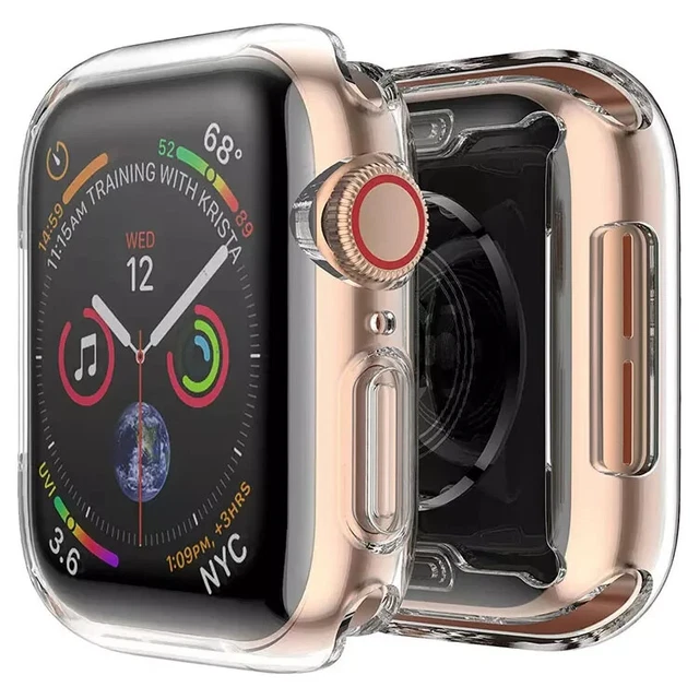 Silikon Schutz Hülle für Apple Watch Serie 1 2 3 4 5 6 7 8 SE 38-45mm Full Cover