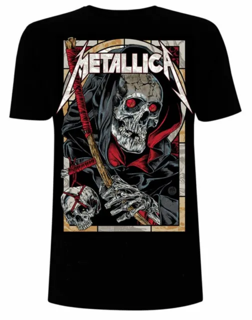 Official Metallica T Shirt Death Reaper Black Classic Rock Metal Band Tee New
