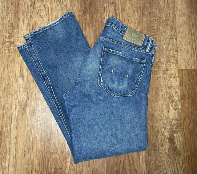 CHAPS RALPH LAUREN Mens Jeans Blue Size 33x32 Relaxed Straight