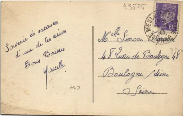 CPA Le MESLE-sur-SARTHE-Place du Marché-Hótel de la Poste (43575)