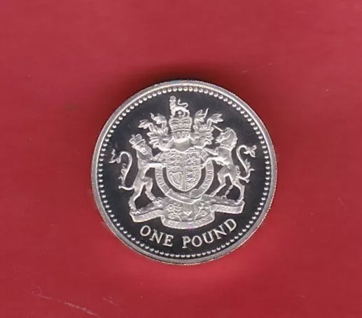 Boxed Royal Mint 2003 Royal Arms Piedfort Silver Proof £1 Coin With Certificate