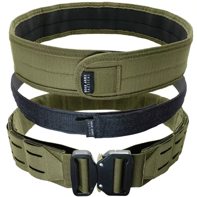 Bear Armz Tactical Battle Belt | Molle Riggers Belt | War Belt | Heavy Duty Pad 3
