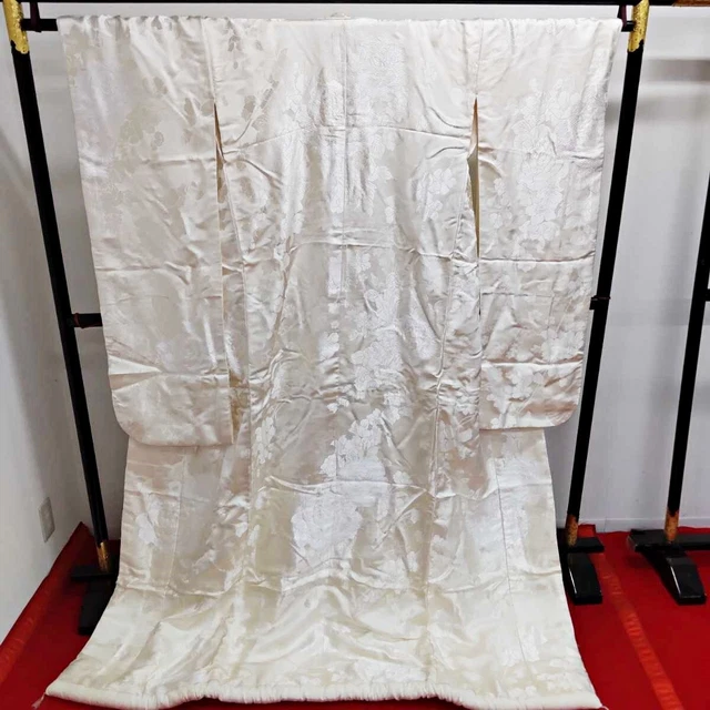 Japanese Kimono Uchikake Wedding Pure Silk  japan 869