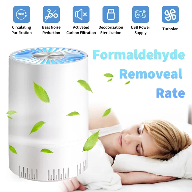 Room Air Purifier HEPA Filter Home Smoke-Cleaner Eater Indoor Dust Odor Remover