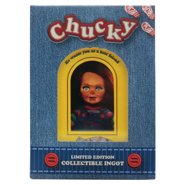 Child's Play: Chucky Limited Edition Ingot and Spell Card collectible/souvenir