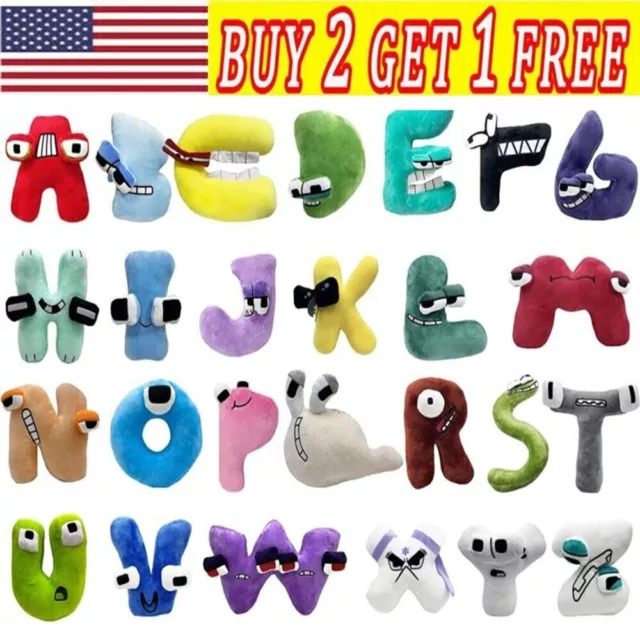 33 styles Alphabet Lore Russian Alphabet Lore Plush Toy Stuffed Animal Doll  Educational Toys Kids Child Christma Gift