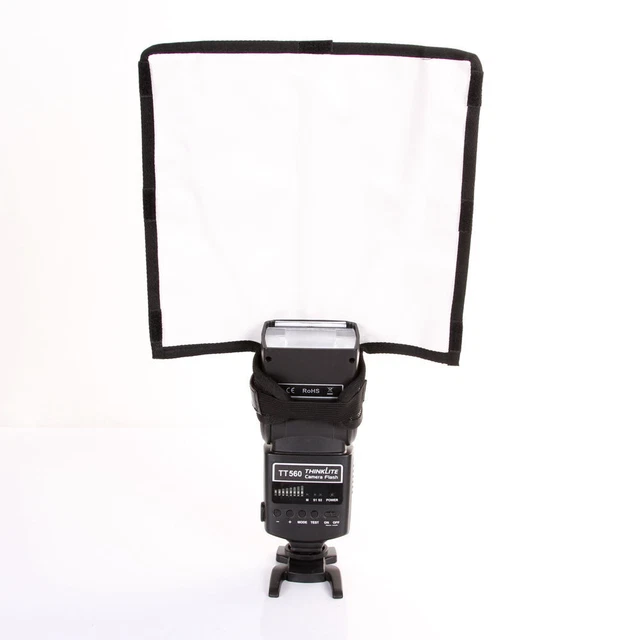 Durable Foldable Speedlight Reflector Flash Softbox Diffuser For Canon Sony DSLR
