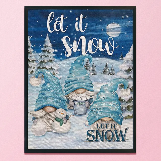 Christmas Goblin Full Cross Stitch 11CT Cotton Thread DIY Counted Embroidery Kit 2