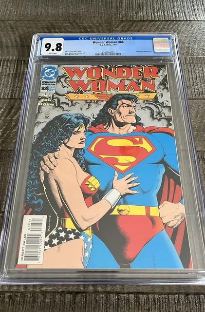 DC Comics Wonder Woman #88 CGC 9.8 WP Superman Iconic Bolland Cover Batman DCU