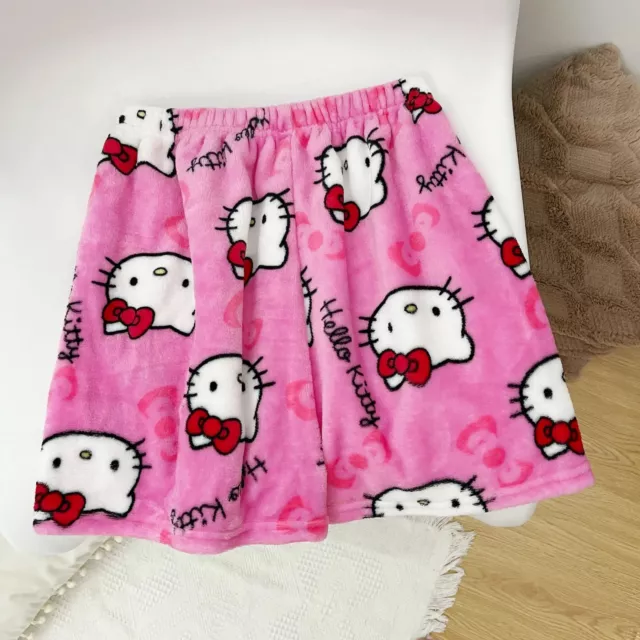 Sanrio Hello Kitty Fleece Coral Pajama shorts shorts Women Casual Home shorts