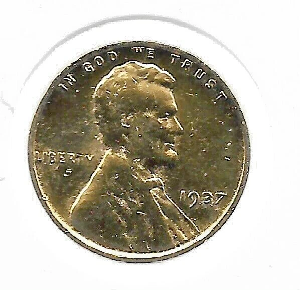 1937 US Liberty Lincoln Wheat Gold Cent Penny Collectible Collection Coin LOT:12