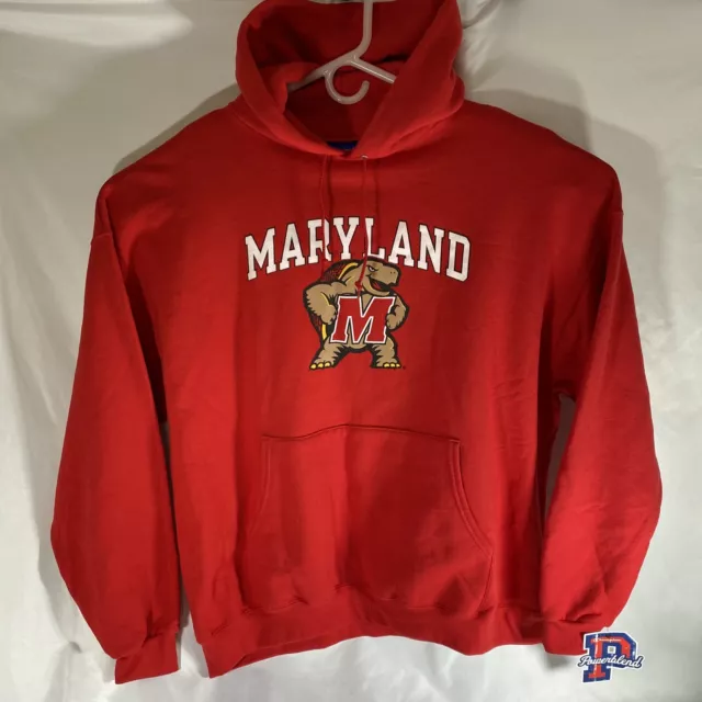 Champion University of Maryland Terrapins Hoodie Men's 3XL Red Terps Pullover
