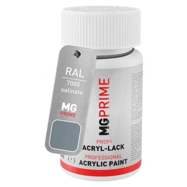 RAL 7000 Fehgrau satinato Stilo di ritocco da 50 ml ad asciugatura rapida
