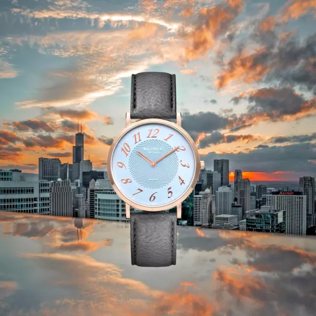 Wolfpoint - Heritage Lady - Chicago Blue Vegan Leather Strap Collection RG