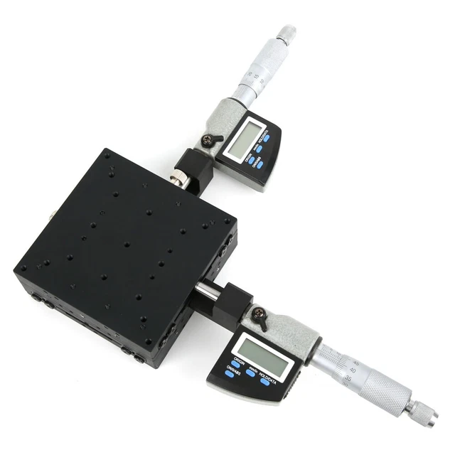 Portable AC XY Axis 0.002mm Digital Micrometer Fine Tuning Platform Slide