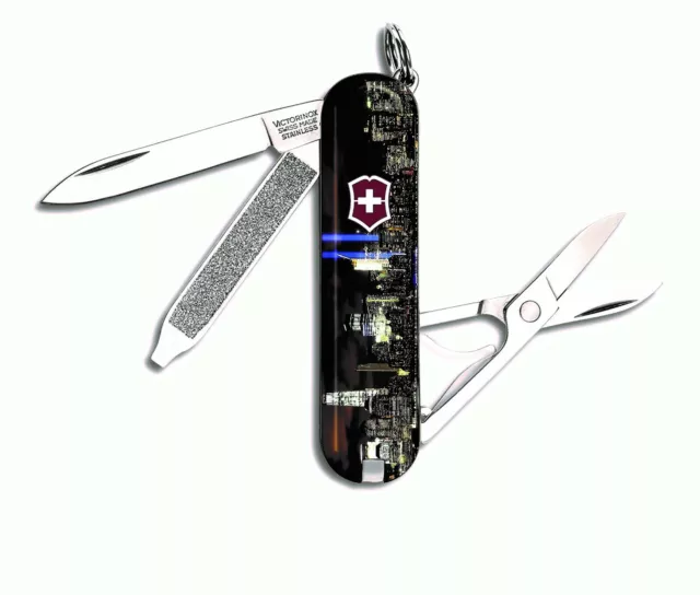 🌟🌟🌟 Victorinox Swiss Army Pocket Knife Classic Sd 58 Mm Remembering 911