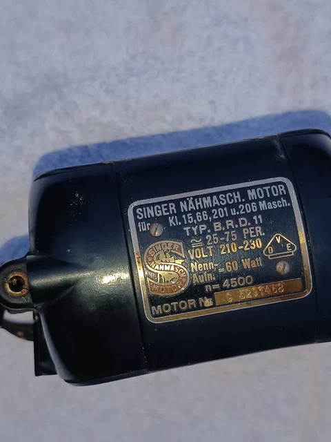 Nähmaschine SINGER Motor original 60 Watt 220Volt